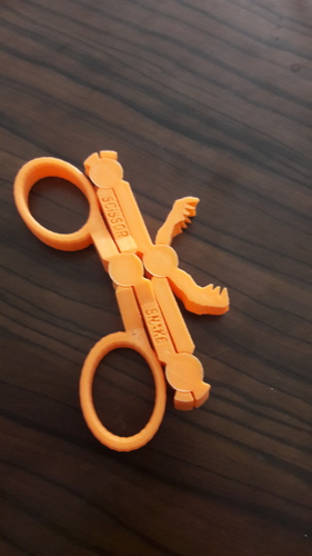 Scissor Snake Family 3D Print 30391 Scissor Snake Family 3D Print 30391