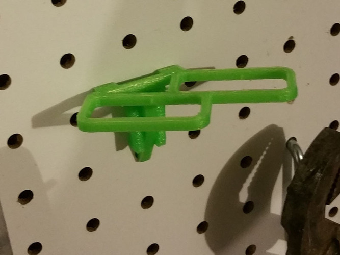 PegBoard Tool Holders by MkrClub.com 3D Print 3041 PegBoard Tool Holders by MkrClub.com 3D Print 3041