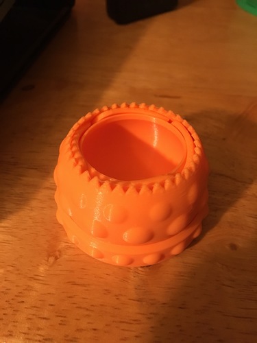 Mechanical Iris Dome Box Print-In-Place 3D Print 30425 Mechanical Iris Dome Box Print-In-Place 3D Print 30425