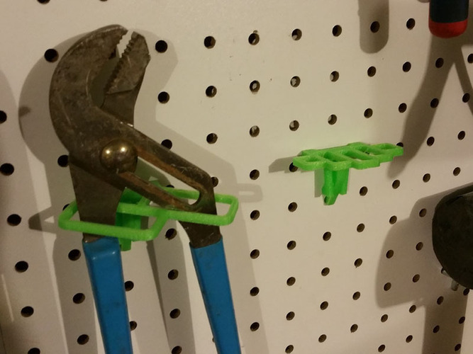 PegBoard Tool Holders by MkrClub.com 3D Print 3045 PegBoard Tool Holders by MkrClub.com 3D Print 3045