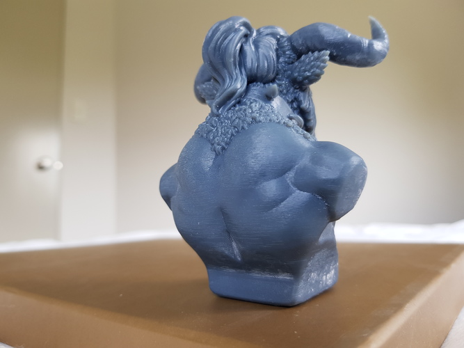 Minotaur bust 3D Print 30470 Minotaur bust 3D Print 30470
