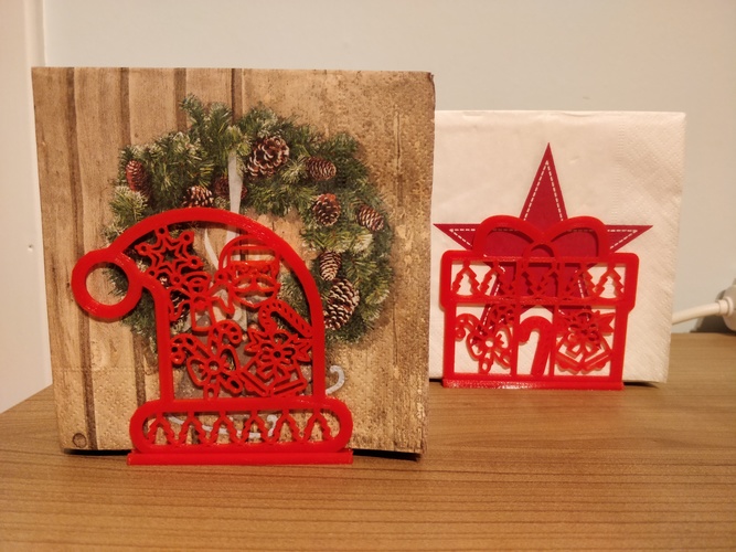 Christmas napkin holder 3D Print 30495 Christmas napkin holder 3D Print 30495
