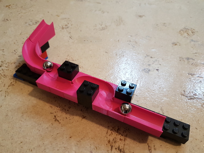 Marble Run Building Brick - Set STARTER 3D Print 30508 Marble Run Building Brick - Set STARTER 3D Print 30508