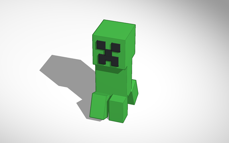 Minecraft Creeper 3D Prototype (Walking) 3D Print 30529 Minecraft Creeper 3D Prototype (Walking) 3D Print 30529
