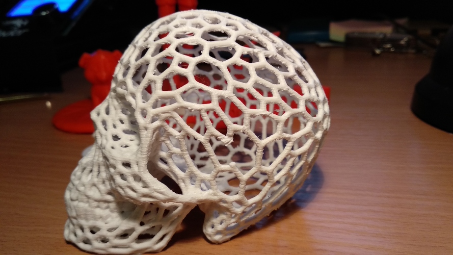 Skull lamps - Voronoi Style 3D Print 30536 Skull lamps - Voronoi Style 3D Print 30536