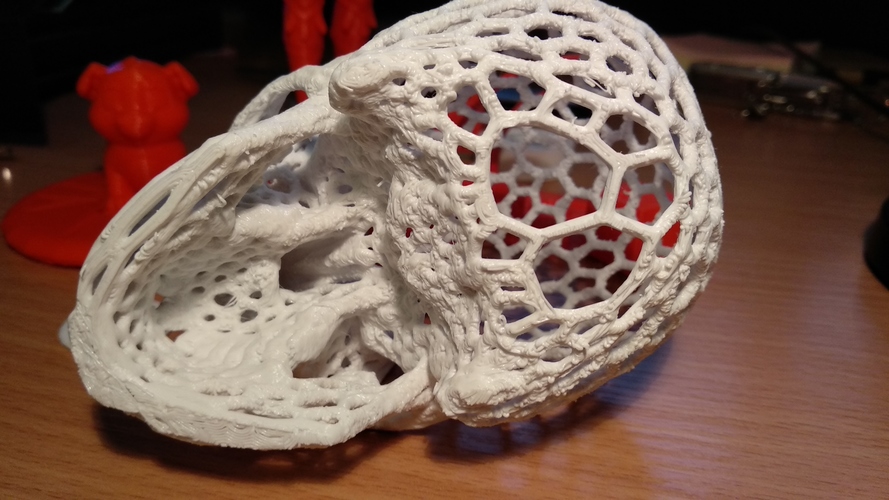 Skull lamps - Voronoi Style 3D Print 30537 Skull lamps - Voronoi Style 3D Print 30537