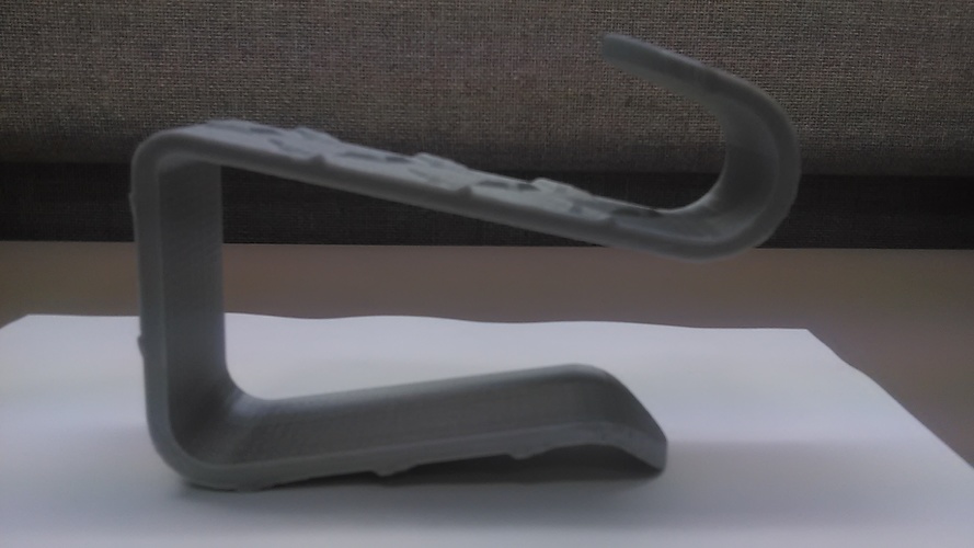 Diamond Plated Coat Hanger 3D Print 30852 Diamond Plated Coat Hanger 3D Print 30852