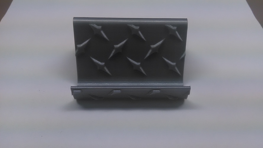 Diamond Plate Business Card Holder 3D Print 30860 Diamond Plate Business Card Holder 3D Print 30860