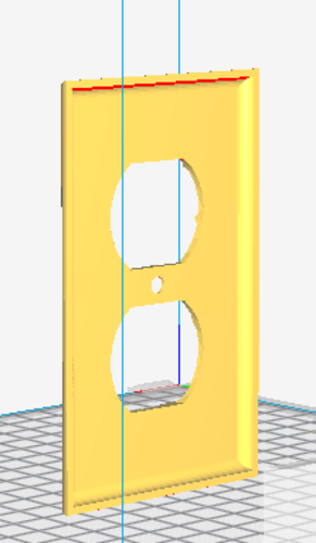 Diamond Plate Outlet Cover 3D Print 30941 Diamond Plate Outlet Cover 3D Print 30941