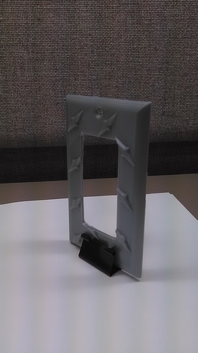 Diamond Plate Modern Outlet Cover 3D Print 30954 Diamond Plate Modern Outlet Cover 3D Print 30954