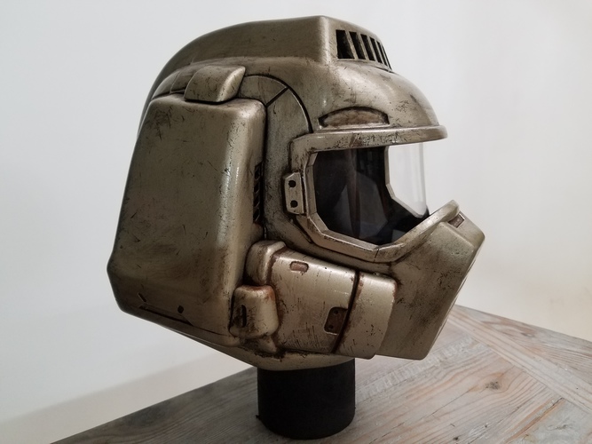 Classic Doom Guy Helmet 3D Print 31064 Classic Doom Guy Helmet 3D Print 31064