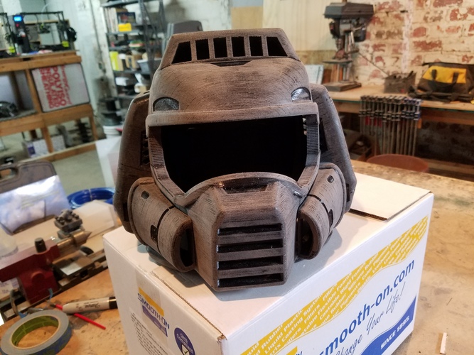 Classic Doom Guy Helmet 3D Print 31065 Classic Doom Guy Helmet 3D Print 31065