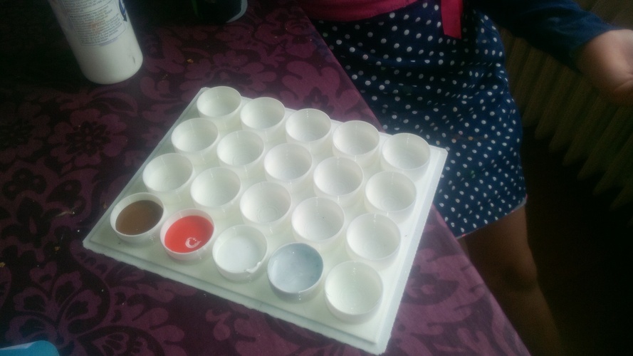Paint Tray ____ each tray will individually be sealed 3D Print 3116 Paint Tray ____ each tray will individually be sealed 3D Print 3116