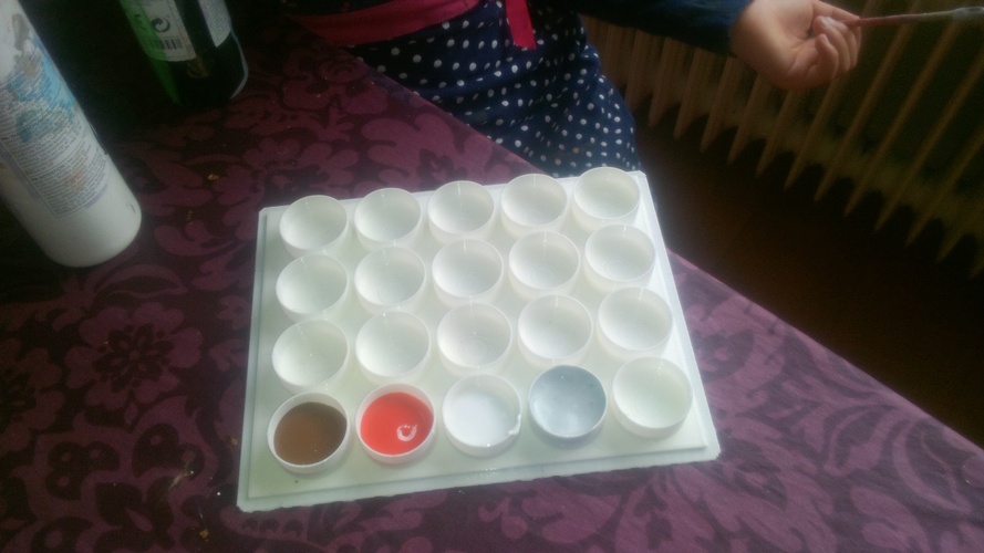 Paint Tray ____ each tray will individually be sealed 3D Print 3117 Paint Tray ____ each tray will individually be sealed 3D Print 3117