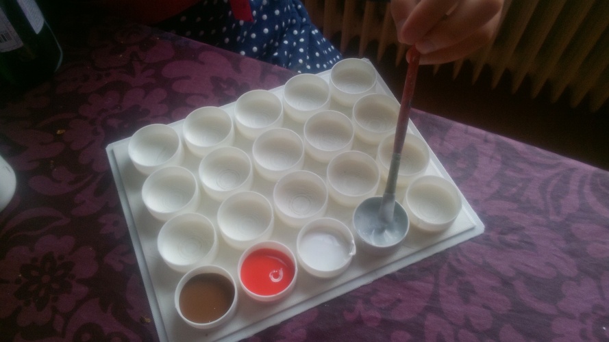Paint Tray ____ each tray will individually be sealed 3D Print 3118 Paint Tray ____ each tray will individually be sealed 3D Print 3118
