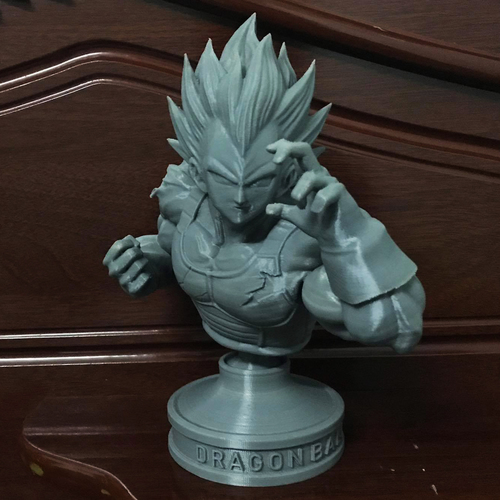 Vegeta Bust - Dragon Ball Z 3D Print 31243 Vegeta Bust - Dragon Ball Z 3D Print 31243