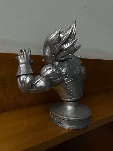 Vegeta Bust - Dragon Ball Z 3D Print 31246 Vegeta Bust - Dragon Ball Z 3D Print 31246