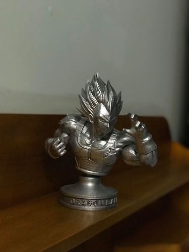 Vegeta Bust - Dragon Ball Z 3D Print 31247 Vegeta Bust - Dragon Ball Z 3D Print 31247
