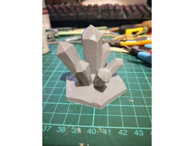Warhammer Underworlds - Crystal Cluster Obstruction Terrain 3D Print 31384 Warhammer Underworlds - Crystal Cluster Obstruction Terrain 3D Print 31384