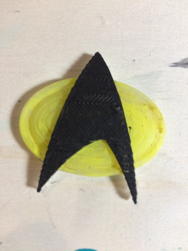 Star Trek Next Generation Communication Badge 3D Print 31447 Star Trek Next Generation Communication Badge 3D Print 31447