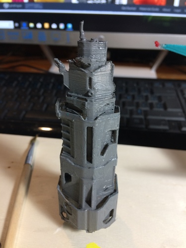 Halo - Halcyon-class Cruiser "Pillar of Autumn" 3D Print 31451 Halo - Halcyon-class Cruiser "Pillar of Autumn" 3D Print 31451
