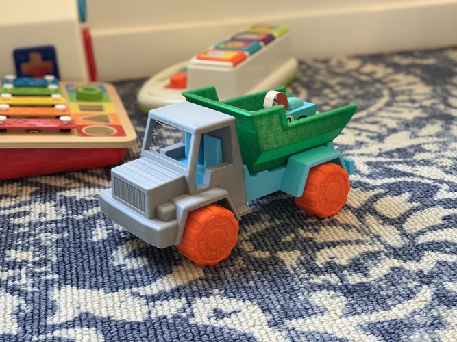 Toy Dump Truck 3D Print 31482 Toy Dump Truck 3D Print 31482