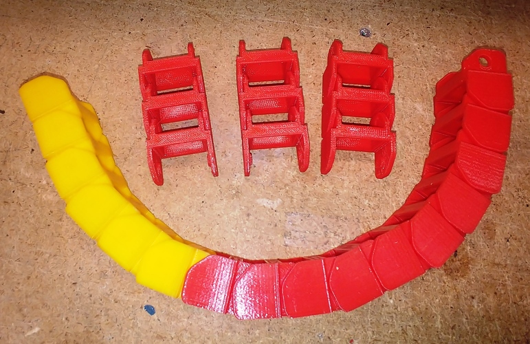 Print-In-Place (PIP) Large Cable Chain Assorted Lenghts (1-9 lin 3D Print 31490 Print-In-Place (PIP) Large Cable Chain Assorted Lenghts (1-9 lin 3D Print 31490