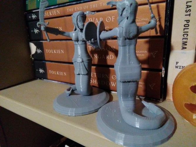Naga Warrior from Steem Monsters 3D Print 31534 Naga Warrior from Steem Monsters 3D Print 31534