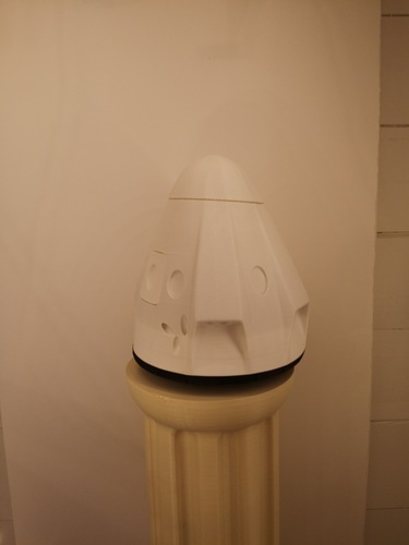 SpaceX Dragon 2 Crew Capsule (updated; more STLs) 3D Print 31629 SpaceX Dragon 2 Crew Capsule (updated; more STLs) 3D Print 31629