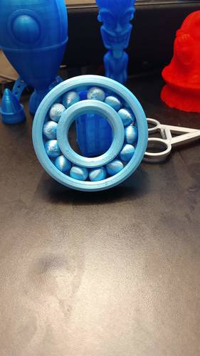 Fully Assembled Ball Bearing 3D Print 31717 Fully Assembled Ball Bearing 3D Print 31717