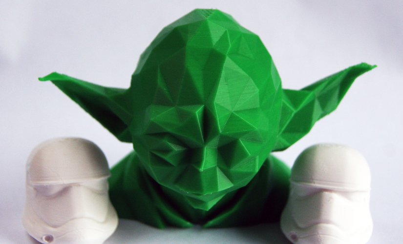 Low Poly Yoda 3D Print 3195 Low Poly Yoda 3D Print 3195