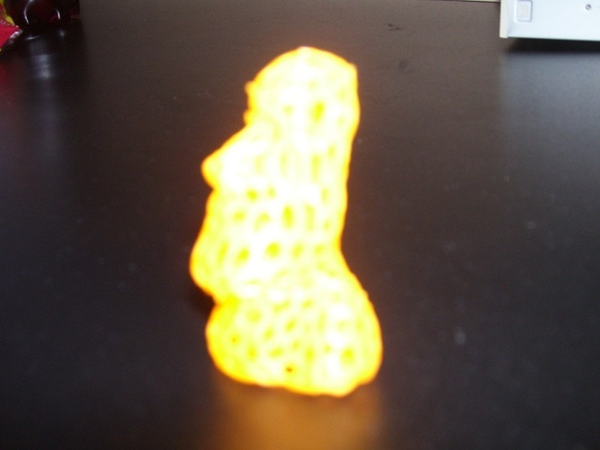 Moai - Voronoi Style 3D Print 3198 Moai - Voronoi Style 3D Print 3198