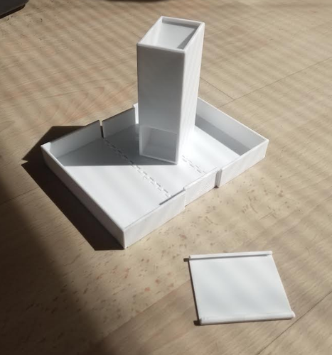 Dice Tower and Dice Box 3D Print 32137 Dice Tower and Dice Box 3D Print 32137