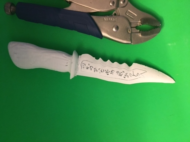 Supernatural Show Ruby's Blade 3D Print 32203 Supernatural Show Ruby's Blade 3D Print 32203