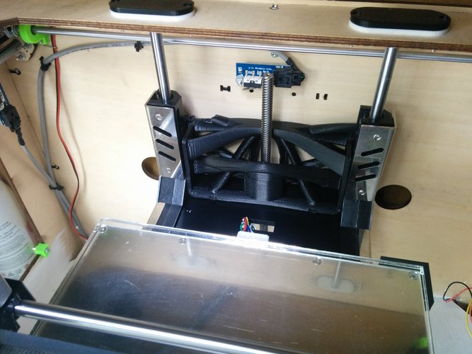 Flashforge/Replicator Z-Axis Gantry Ribcage 3D Print 3222 Flashforge/Replicator Z-Axis Gantry Ribcage 3D Print 3222
