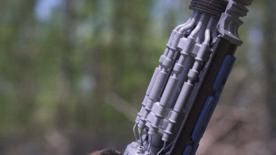 Custom Cutaway Saber Hilt 3D Print 32288 Custom Cutaway Saber Hilt 3D Print 32288