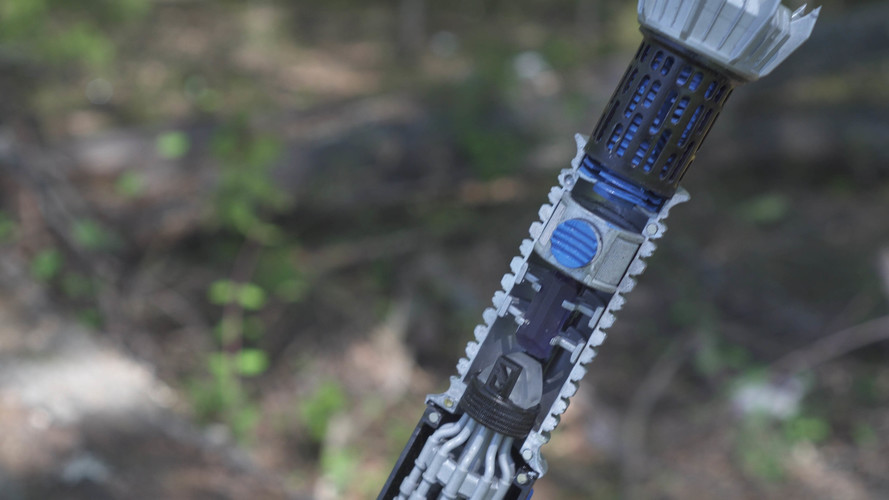 Custom Cutaway Saber Hilt 3D Print 32289 Custom Cutaway Saber Hilt 3D Print 32289