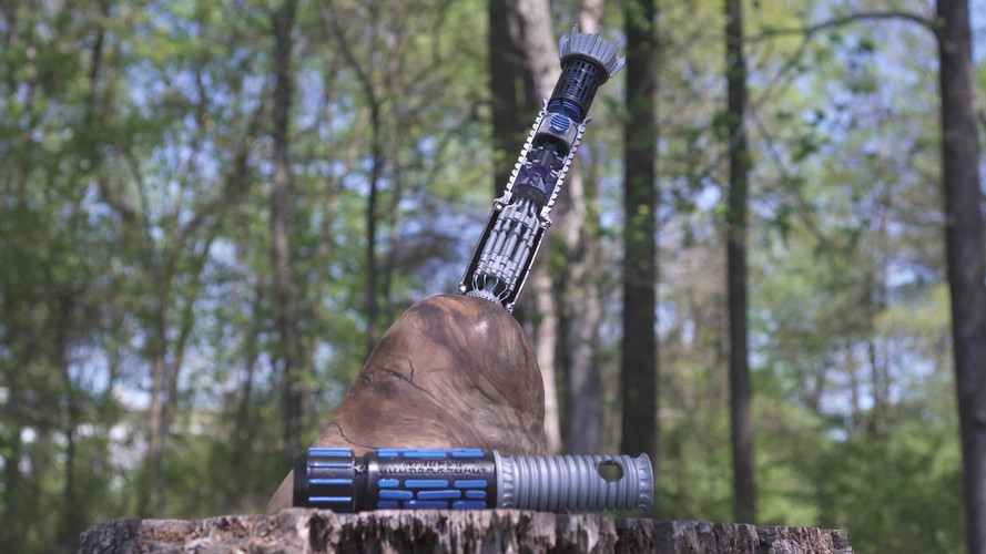 Custom Cutaway Saber Hilt 3D Print 32290 Custom Cutaway Saber Hilt 3D Print 32290