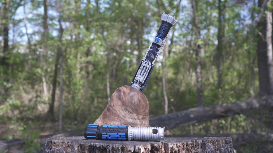 Custom Cutaway Saber Hilt 3D Print 32291 Custom Cutaway Saber Hilt 3D Print 32291