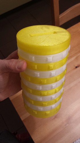 Sorting piggy bank USD (M size) 3D Print 32308 Sorting piggy bank USD (M size) 3D Print 32308