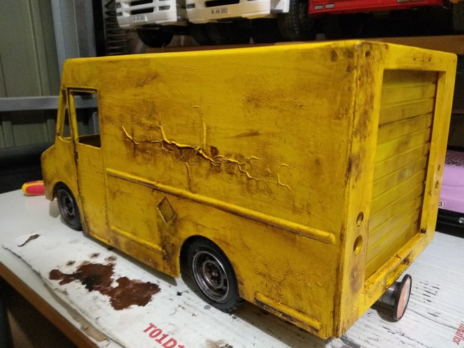 RC truck body delivery 1 10 scale 3D print model 3D Print 32361 RC truck body delivery 1 10 scale 3D print model 3D Print 32361