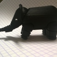 Small Elephant 3D Printing 3242