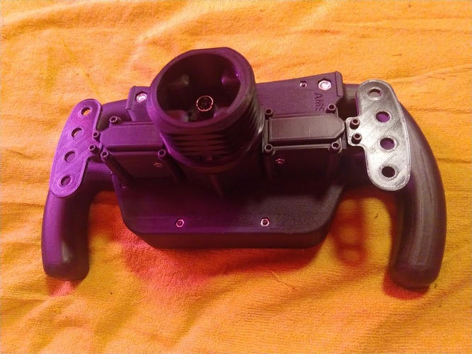 DIY 3D Printed F1 GT Wheel with Magnetic Shift Paddles 3D Print 32466 DIY 3D Printed F1 GT Wheel with Magnetic Shift Paddles 3D Print 32466