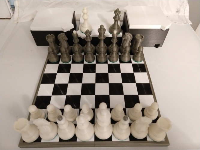 Dubrovnik Style Chess Set 3D Print 32501 Dubrovnik Style Chess Set 3D Print 32501