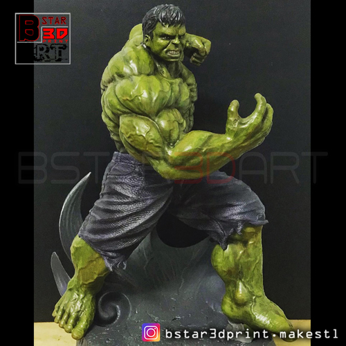 SUPER HULK - AVENGER - MARVEL 3D Print 32534 SUPER HULK - AVENGER - MARVEL 3D Print 32534