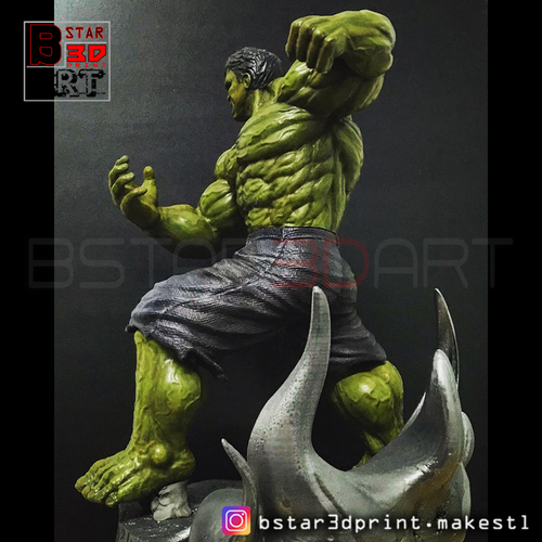 SUPER HULK - AVENGER - MARVEL 3D Print 32536 SUPER HULK - AVENGER - MARVEL 3D Print 32536