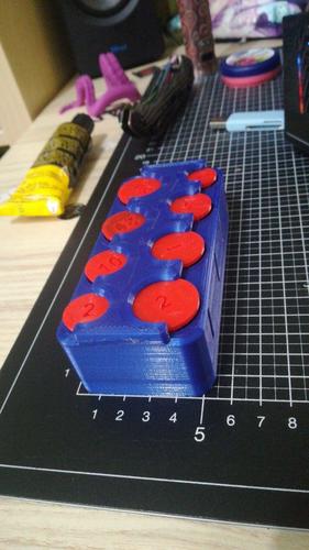 Euro Coin Dispenser for shopping 3D Print 32555 Euro Coin Dispenser for shopping 3D Print 32555