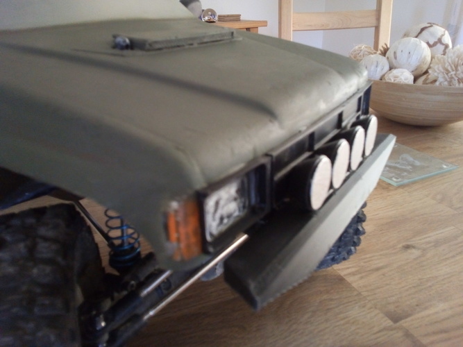 Proline Hilux SR5 Front Bumper with Dummy Spotlights 3D Print 32667 Proline Hilux SR5 Front Bumper with Dummy Spotlights 3D Print 32667