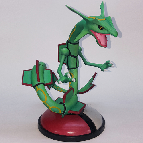 POKEMON RAYQUAZA FOR 3D PRINT 3D Print 32683 POKEMON RAYQUAZA FOR 3D PRINT 3D Print 32683
