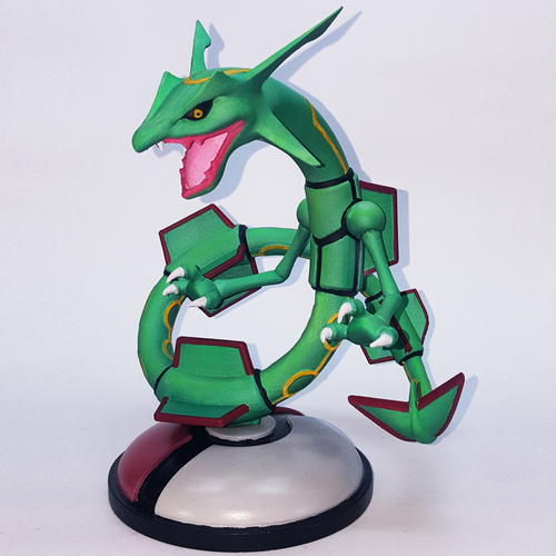 POKEMON RAYQUAZA FOR 3D PRINT 3D Print 32685 POKEMON RAYQUAZA FOR 3D PRINT 3D Print 32685